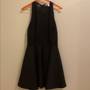 Cute black skater dress!